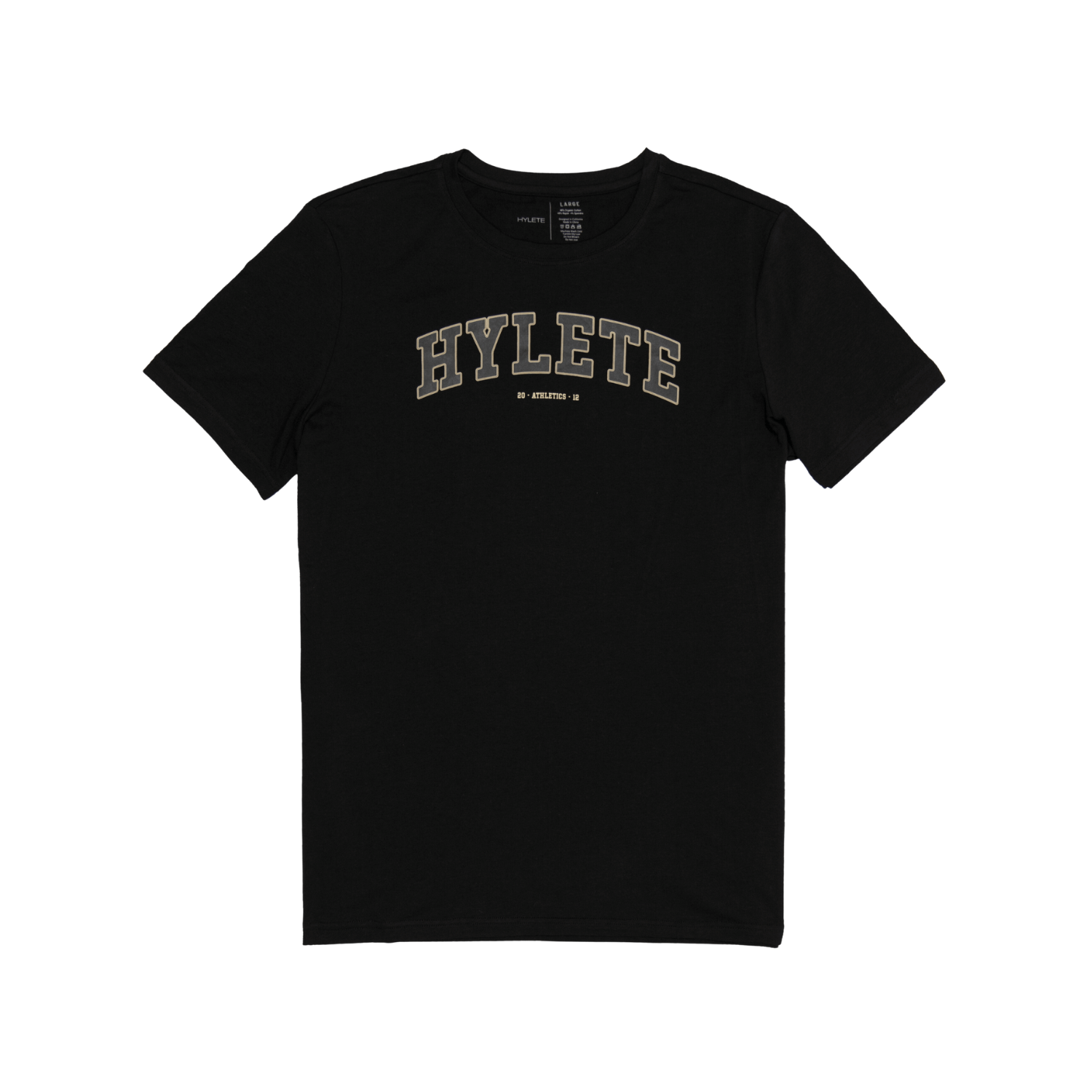 HYLETE 12 HY-Blend Crew Tee Black